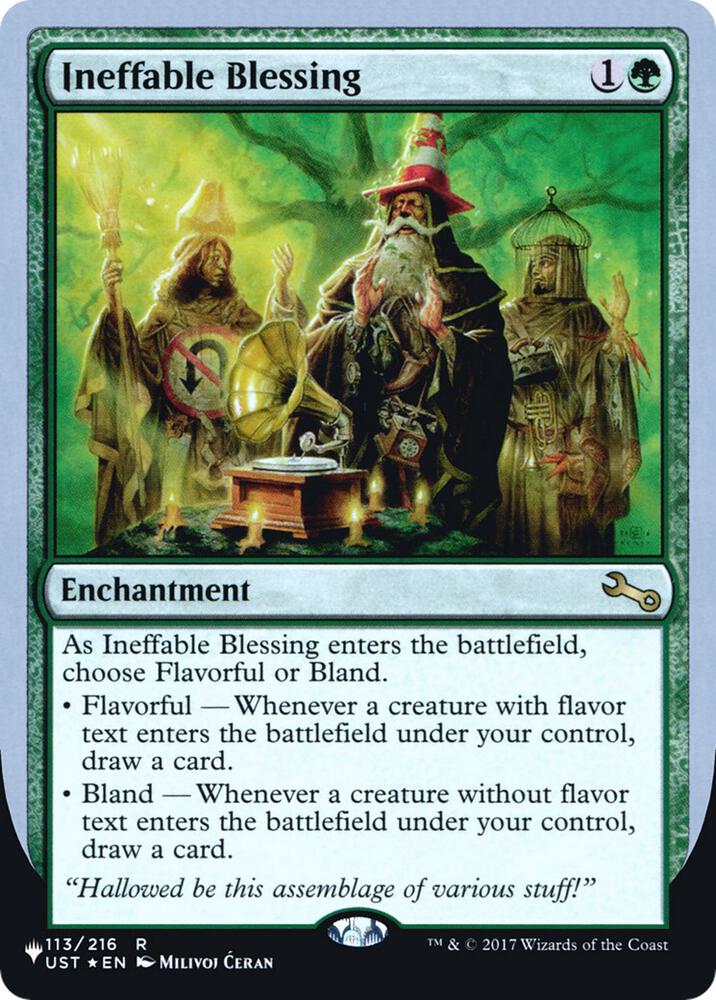 Ineffable Blessing (A) (113/216) [The List]