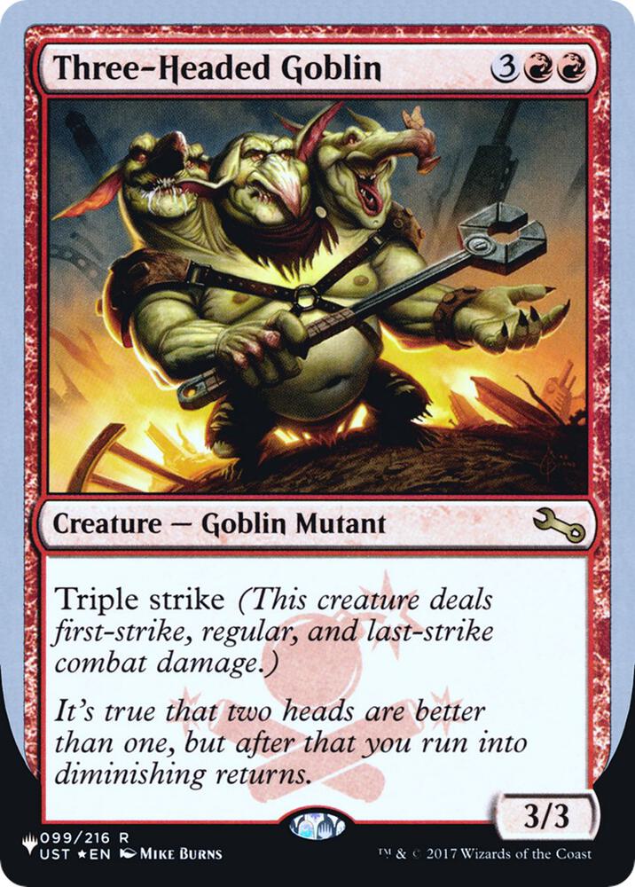 Three-Headed Goblin (099/216) [The List]