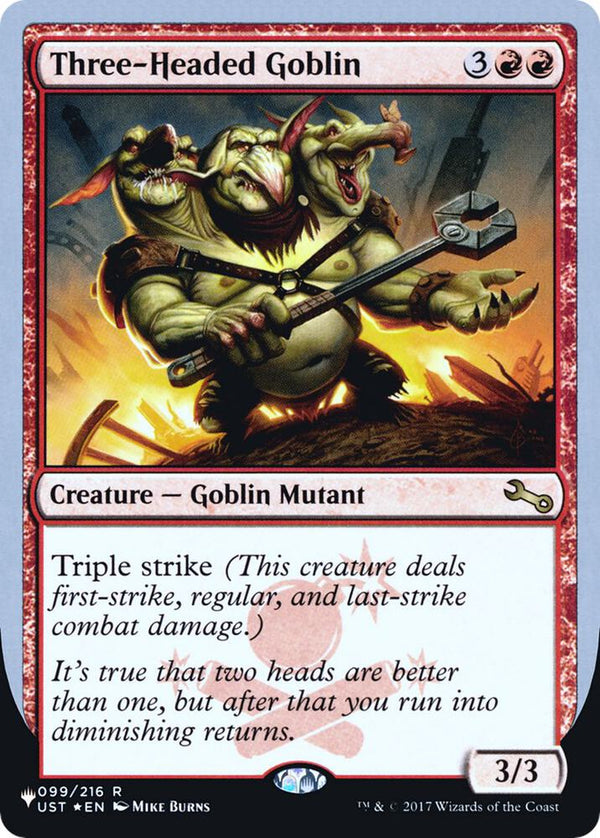 Three-Headed Goblin (099/216) [The List]