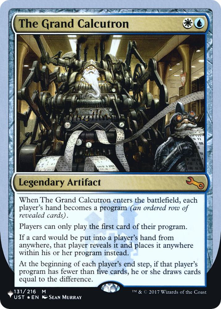 The Grand Calcutron (131/216) [The List]