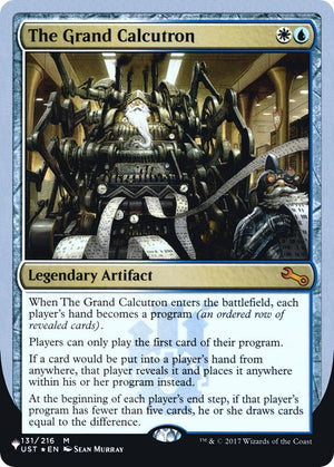 The Grand Calcutron (131/216) [The List]