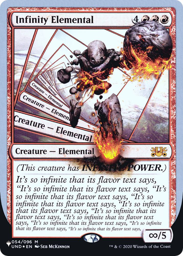 Infinity Elemental (054/096) [The List]