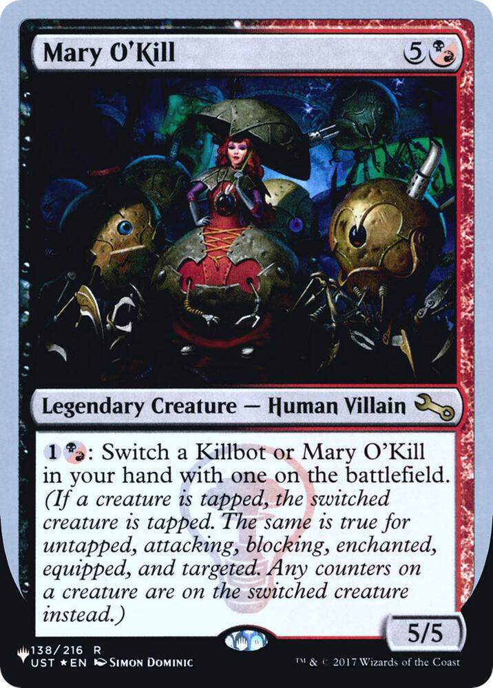 Mary O'Kill (138/216) [The List]