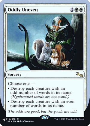 Oddly Uneven (015/216) [The List]
