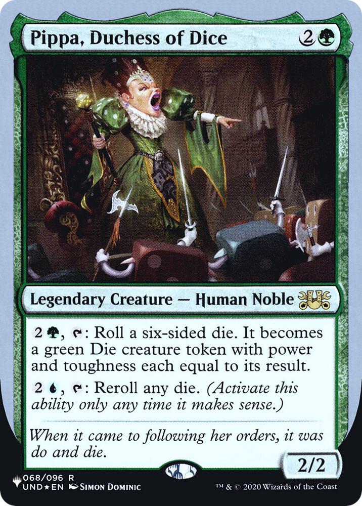 Pippa, Duchess of Dice (068/096) [The List]