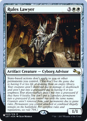 Rules Lawyer (020/216) [The List]