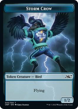 Storm Crow Token (5) [Unfinity]