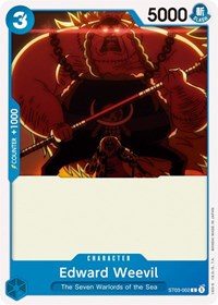 Edward Weevil (ST03-002) [Starter Deck 3: The Seven Warlords of The Sea]