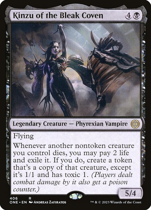 Kinzu of the Bleak Coven (406) [Phyrexia: All Will Be One]