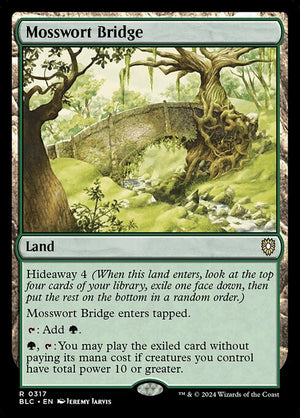 Mosswort Bridge (317) [Bloomburrow Commander]
