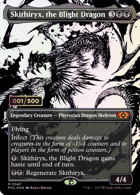 Skithiryx, the Blight Dragon (147z) [Multiverse Legends] [Showcase, Borderless]