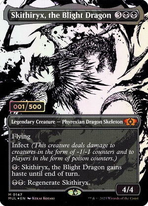 Skithiryx, the Blight Dragon (147z) [Multiverse Legends] [Showcase, Borderless]