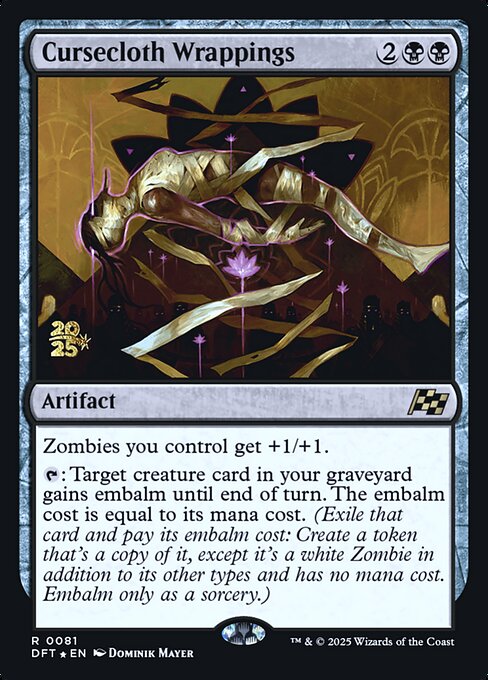 Cursecloth Wrappings (81s) [Aetherdrift Promos]