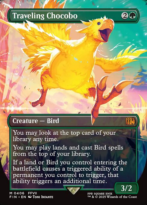 Traveling Chocobo (406) [Final Fantasy]