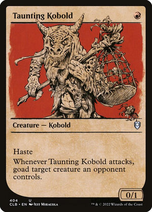 Taunting Kobold (404) [Commander Legends: Battle for Baldur's Gate] [Showcase]
