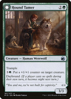 Hound Tamer // Untamed Pup (187) [Innistrad: Midnight Hunt]