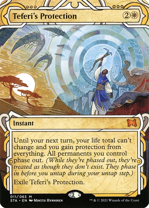 Teferi's Protection (11) [Strixhaven Mystical Archive] [Showcase, Borderless]