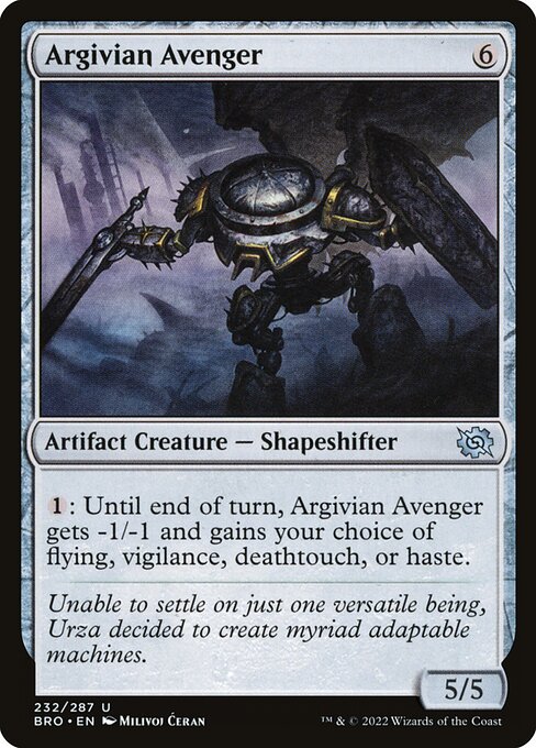 Argivian Avenger (232) [The Brothers' War]