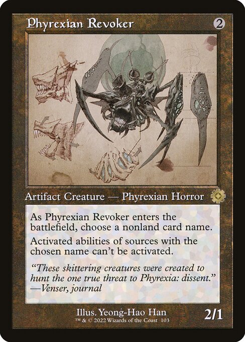 Phyrexian Revoker (103) [The Brothers' War Retro Artifacts]