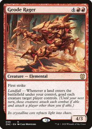 Geode Rager (6) [Zendikar Rising Commander]
