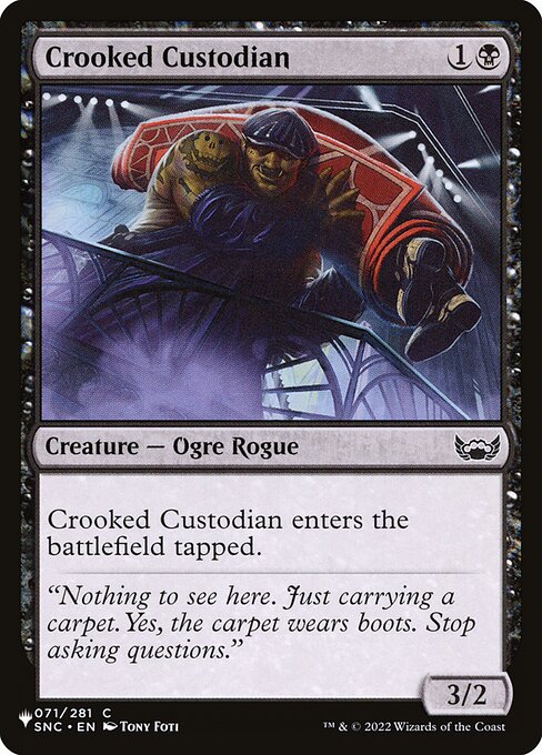 Crooked Custodian (SNC-71) [The List]