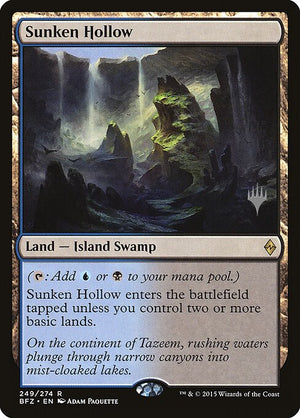 Sunken Hollow (249p) [Battle for Zendikar Promos]
