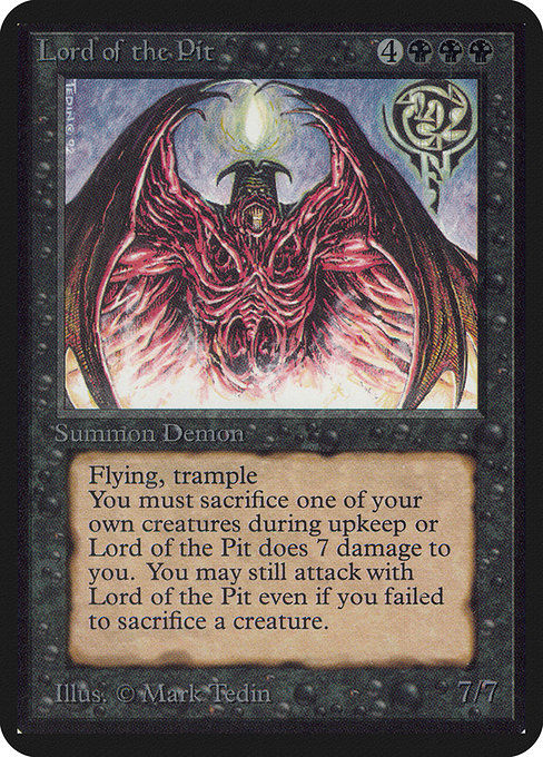 Lord of the Pit (114) [Limited Edition Alpha]