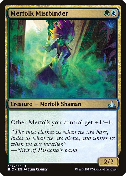 Merfolk Mistbinder (164) [Rivals of Ixalan]