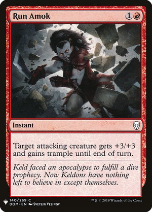 Run Amok (DOM-140) [The List]