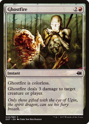 Ghostfire (40) [Duel Decks: Merfolk vs. Goblins]