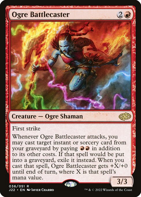 Ogre Battlecaster (36) [Jumpstart 2022]