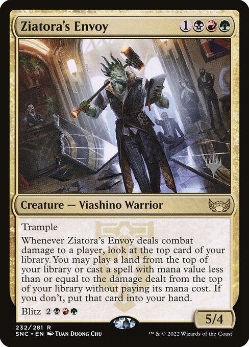 Ziatora's Envoy (232p) [Streets of New Capenna Promos]