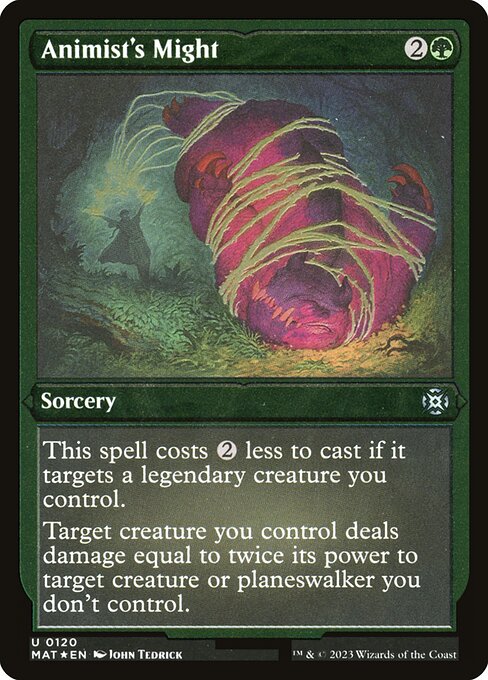 Animist's Might (120) [March of the Machine: The Aftermath]