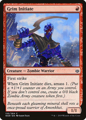 Grim Initiate (130) [War of the Spark]