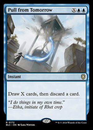 Pull from Tomorrow (172) [Bloomburrow Commander]