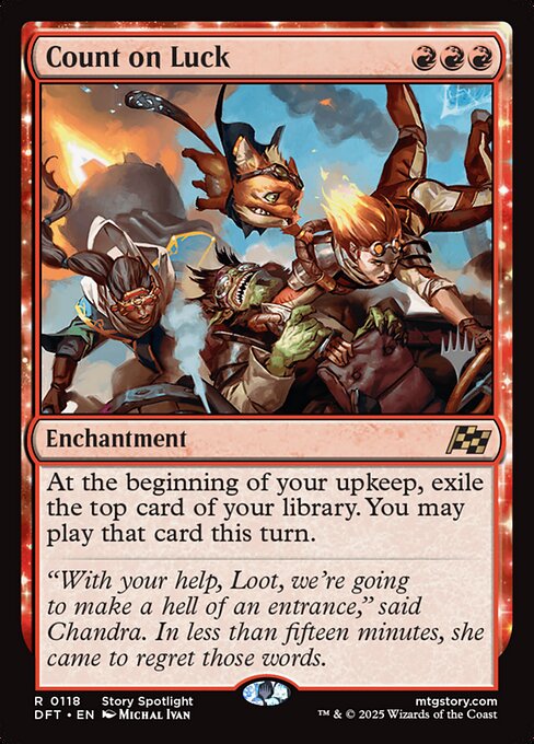 Count on Luck (118p) [Aetherdrift Promos]