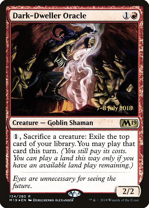 Dark-Dweller Oracle (134s) [Core Set 2019 Promos]
