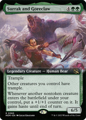Surrak and Goreclaw (380) [March of the Machine] [Extended Art]