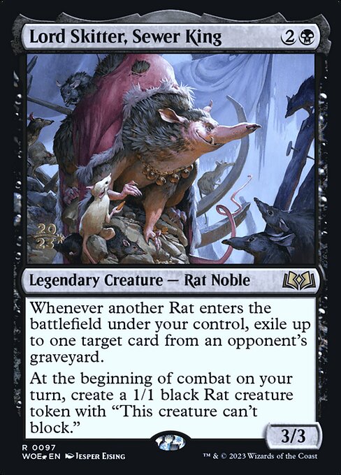Lord Skitter, Sewer King (97s) [Wilds of Eldraine Promos]