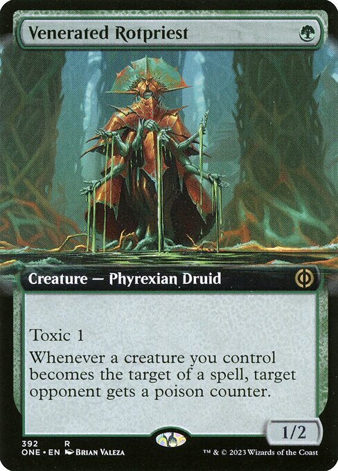 Venerated Rotpriest (392) [Phyrexia: All Will Be One] [Extended Art]