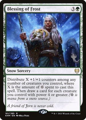 Blessing of Frost (161p) [Kaldheim Promos]