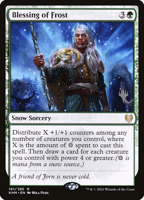 Blessing of Frost (161p) [Kaldheim Promos]