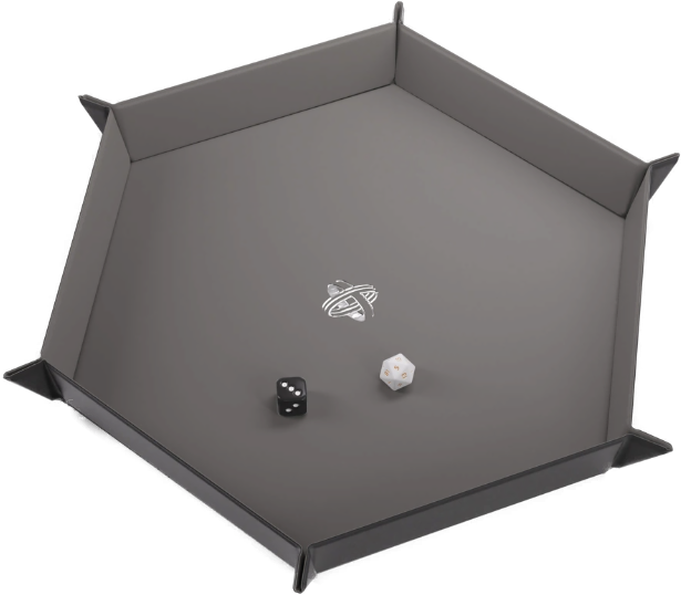 Gamegenic - Magnetic Dice Tray - Gray