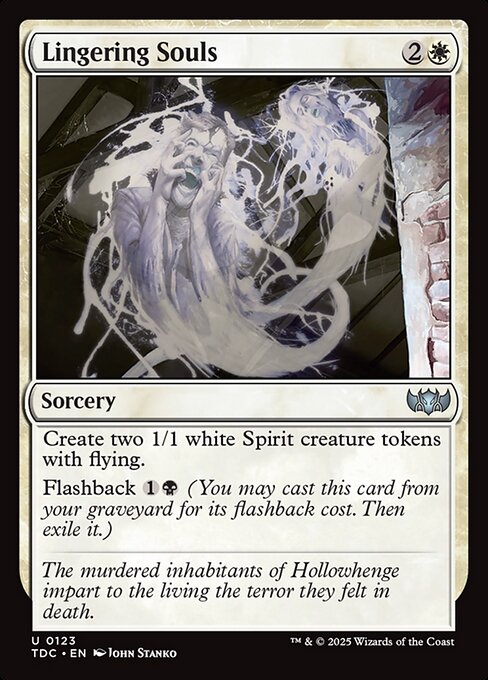 Lingering Souls (123) [Tarkir: Dragonstorm Commander]
