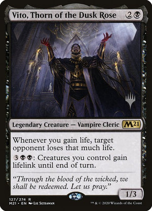 Vito, Thorn of the Dusk Rose (127p) [Core Set 2021 Promos]
