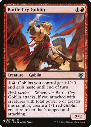 Battle Cry Goblin (AFR-132) [The List]