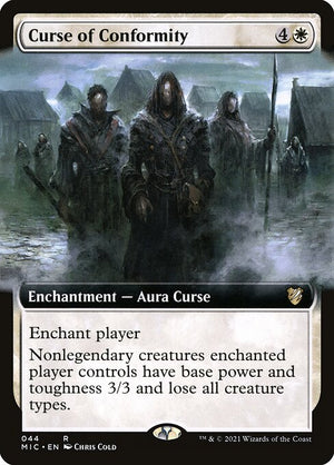 Curse of Conformity (44) [Midnight Hunt Commander] [Extended Art]
