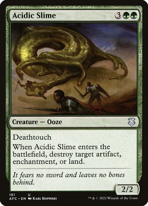 Acidic Slime (151) [Forgotten Realms Commander]
