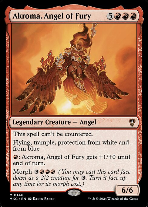 Akroma, Angel of Fury (146) [Murders at Karlov Manor Commander]