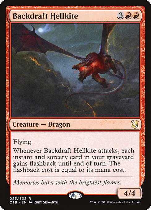 Backdraft Hellkite (23) [Commander 2019]